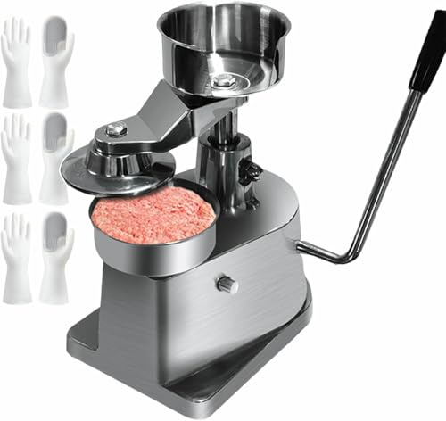 Macchina per hamburger, macchina per carne manuale, pressa per hamburger, presse per biscotti commerciali, pressa per hamburger da 4″/5″/6″, inteneritori per carne, macchina formatrice per h
