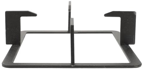 Rejilla Rectangular para Estufa de Gas, Hierro Fundido Negro Antideslizante | Soporte para Cocina, Resistente al Calor, Alta Durabilidad, Pieza Auxiliar para Ollas Pequeñas