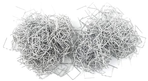 Agrafes plates à chaud en acier inoxydable (0,8 mm, 1 000 pièces) pour agrafeuses en plastique prédécoupées et soudeurs de réparation automobile, finition argentée