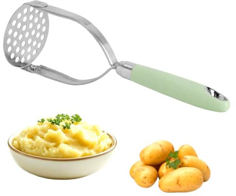 Machacador de Patatas de Acero Inoxidable - Plegable 31,5 cm