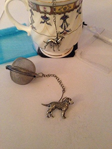 Labrador Chien 5,1 cm Sphère en acier inoxydable maille Infuseur Boule à Thé passoire D20
