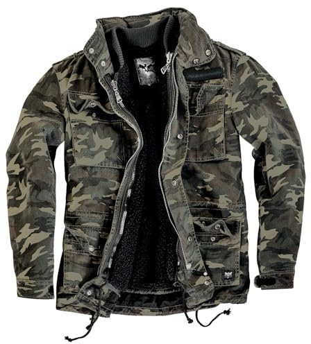 Black Premium by EMP Hombre Chaqueta de camuflaje con chaqueta interior M
