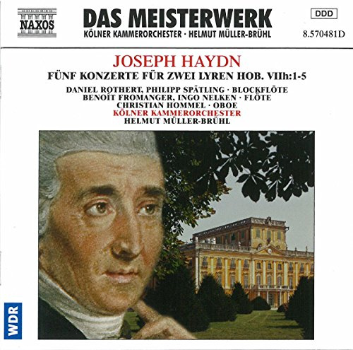 HAYDN: Fünf Konzerte für zwei Lyren In der Bearbeitung für 2 Blockflöten, 2 Querflöten, Flöte/Oboe