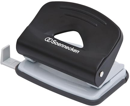 Soennecken Locher 3276 bis 15Blatt Metall schwarz
