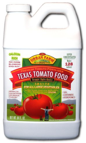 Urban Farm Fertilizers Texas Tomato Food. Competition Tomato Fertilizer. 1/2 Gallon
