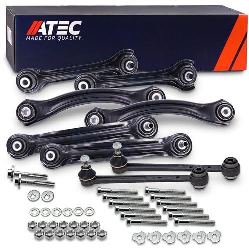ATEC Germany Querlenkerset 2x Querlenker Hinterachse hinten unten vorne, 2x | Kompatibel mit: MERCEDES-BENZ 124 Cabriolet, 124 Coupe, 124 Stufenheck, 124 T-Model, 190, C-CLASS, C-CLASS T-Model, CLK