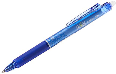 Pilot FriXion Clicker Druck-Tintenroller radierbar 0,5-mm-Spitze 0,25 mm Strichbreite blau