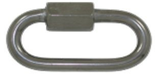 4 x Electro Galvanised Quick Chain Repair Links Quick Link Shackle 4mm