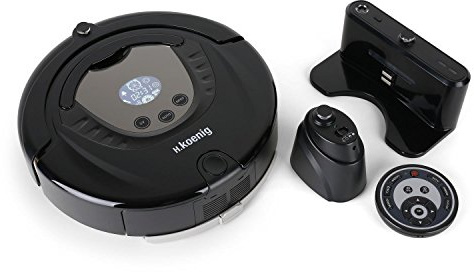 H.Koenig SWR28 Aspirateur Robot Noir