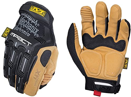 Mechanix Wear - Material4X M-Pact Handschuhe (X-Large, Schwarz/Braun)