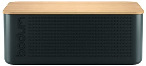 Bodum: Bistro Bread Box/Bin with Bamboo Lid in Nero