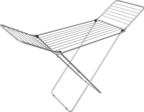 Gimi Alu-Wäscheständer ALUCOM, Stahl, Silber, 129 x 63 x 55.5 cm, 1 Einheiten