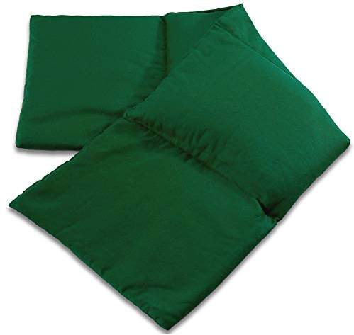 4-Kammer Traubenkernkissen 20x60cm groß - grün - Wärmekissen & Kältekissen - Körnerkissen