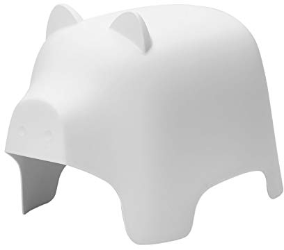 SoBuy, Barnstol,Barnbänk,Barnrum,nasse, vit, KMB14-W