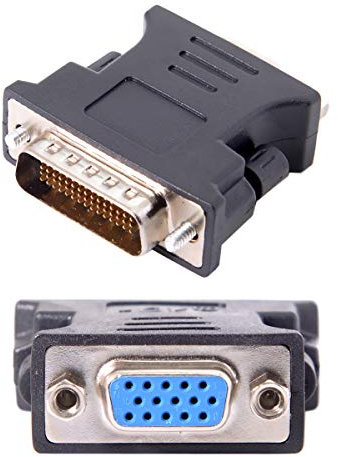 LFH - Adaptador de extensión DMS-59pin macho a VGA RGB hembra de 15 pines para tarjeta gráfica de PC