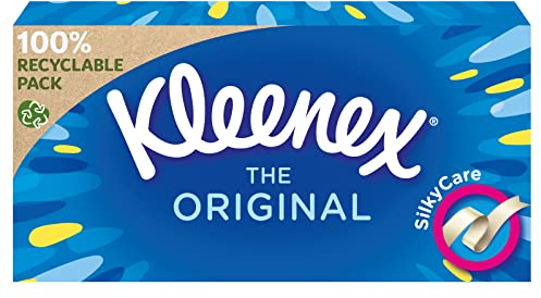 KLEENEX Boîte à mouchoirs originale – Lot de 80
