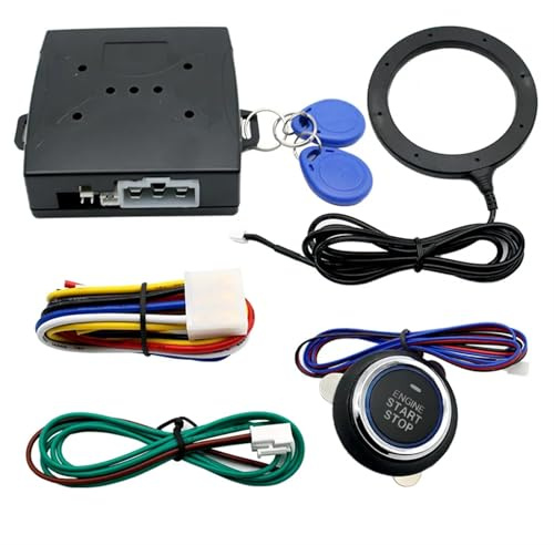 Auto Universal Lock One Key Start RFID System 12V Automatische Zündung Keyless Entry Start Stop Wegfahrsperre Anti-diebstahl System Einfache Installation und breite Kompatibilität