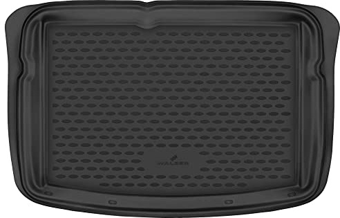 WALSER XTR Kofferraumwanne für Skoda Citigo (NF1) 10/2011-08/2019, 100% passgenaue Antirutschmatte Auto, Gummimatte Auto, Kofferraum Schutzmatte, Anti Rutsch Matte Gummi, Auto Gummimatten