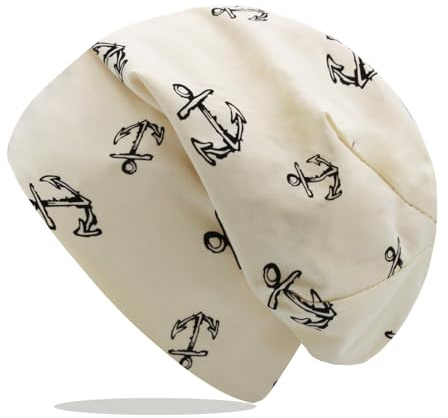 Glamexx24 Long Klassische Beanie Mütze: Herren Damen Fahrradmütze Wintermütze Unisex Baumwollmütze für Frühling, Sommer, Herbst und Winter