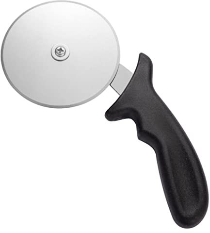 Binnan Coupé Pizza, Pizza Couteau avec Lame en Acier Inoxydable, Roulette Pizza avec Poignée, Lame de Diamètre env.10cm