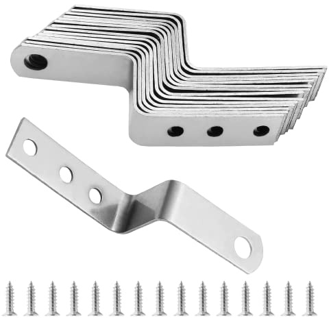 Bivethoi Metal Z Bracket 1 Inch / 25mm, 15pcs