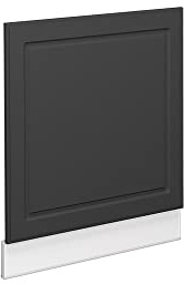 Vicco Façade Fame-Line, Anthracite-Or, 60cm | Façade en MDF · Sans plan de travail · Adapté à la façade de cuisine · Poignées en métal · Intégration facile