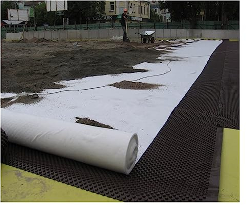 Unkrautvlies Gartenvlies Geotextilstoff für Auffahrt, weißer 7oz-Vliesstoff für Landschaften unter Kies für Pflastersteine, Entwässerung, Frenchdrainman, Erosionsschutz, 1m/1,5m/2m breit ( Color : WxL