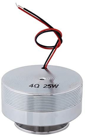 QANYEGN Haut-Parleur De Résonance 4? 25W, Haut-Parleur De Vibration 50MM 2 Pouces, Mini Shaker De Basse, Idéal pour Toutes Les Fréquences(4? 25W)