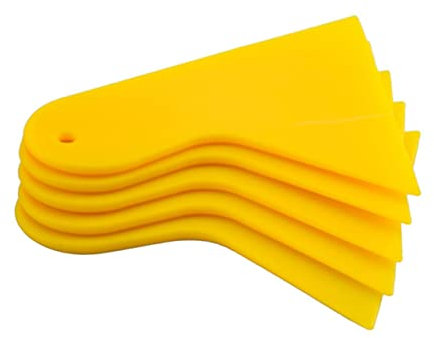 Cabilock 10pcs Diy Glue Scraper Practical Scraping Plate for Home Diy Handcraft Tools Board Use Caulk Tool and Grout Scraper