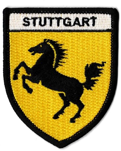 Aufnäher Stuttgart Bestickt Deutsche Stadt Wappen zum Aufbügeln