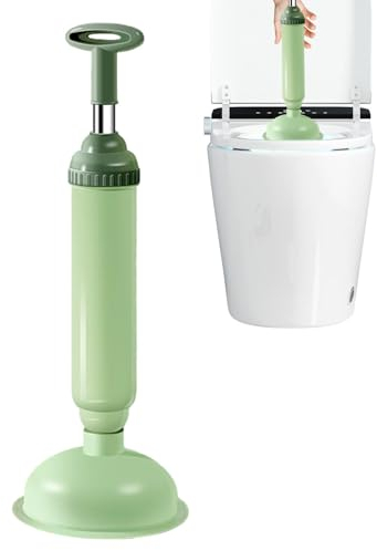 Toilettenschüssel-Saugglocke – Hochdruck-Badezimmer-Saugglocke mit Vakuum-Saugnapf, Luftstopfentferner, verstopfte Toilettenlösungen zum Entfernen von langsamen Waschbecken, Abflüssen, Badewannen