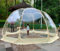 Garten Transparentes Bubble Zelt, Faltpavillon Wasserdicht Stabil, Partyzelt Camping Tent Bietet Platz für 2-5 Personen, Familienzelt/Kuppelzelt für Hinterhof, Camping, Party(L:3m H:2.2m)