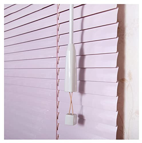 Jalousien aus Aluminium, verdunkelnd, für Mädchenzimmer, Badezimmer, Schlafzimmer, Büro, dicke Aluminiumlegierung, Metallrollos, Lichtfilterung, B 80 x H 200 cm, Rosa