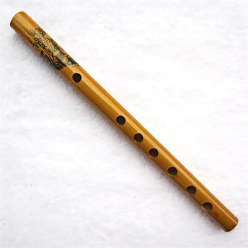 Bambusflöte Für Anfänger Traditionelle Bambus-Sechs-Loch-Anfänger Bauen Eine Flöte Mit Einer Länge Von Etwa 33 Cm Auf Und Spielen Eine Kleine Blumenflöte
