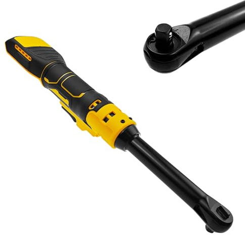 Clé à cliquet sans fil étendue 3/8 pour batterie Dewalt 20 V, 600 tr/min, 100 N.m 16 cm, cliquet électrique sans fil 3/8, lumière LED intégrée, sans batterie