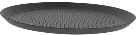 Cabilock Piatto Pizza Padella Per Piano Cottura a Induzione Teglia Per Pizza Da Forno Pala Per Pizza in Alluminio Padelle Antiaderenti Pietra Per Pizza Per Forno Dark Grey Lega Di Alluminio