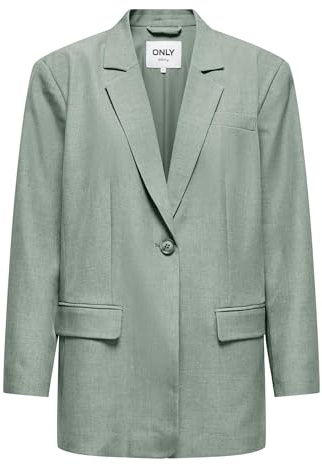 ONLY Onllinda LS Boyfr Mel TLR Noos Blazer Oversize Fit – Il Tuo Nuovo Must-Have, Pad Lilla, 3XL Donna