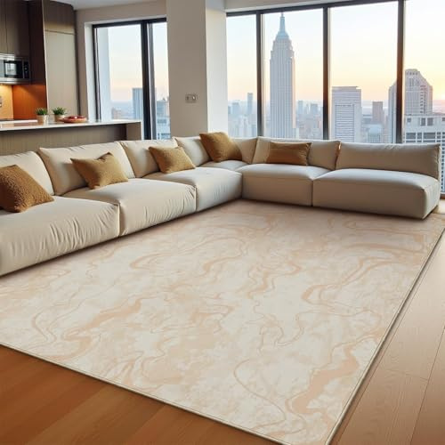 Vasip Alfombra Salon Antideslizante Alfombras Lavables en Lavadora Tapetes para Sala Habitacion Dormitorio Comedor Moderna Tapete Pelo Corto Tapete Quarto 200x300cm