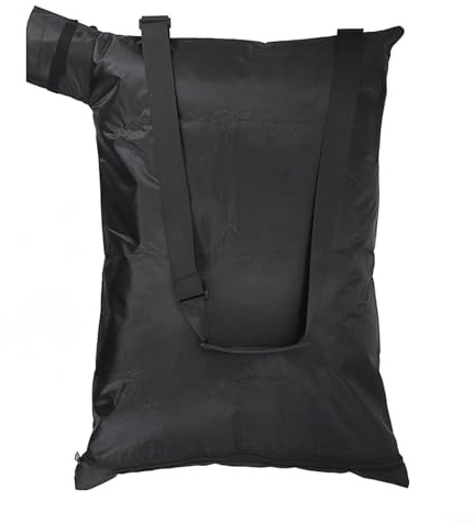 Bolsa impermeable para aspiradora de hojas hecha con tela Oxford, diseño a prueba de polvo para colección de hojas al aire libre, se adapta a la mayoría de sopladores de hojas, tamaño de 27 5 x 21