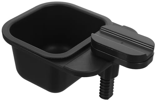 HOOTNEE Mini Bidone da Tavolo con Clip Cestino Multifunzione per Rifiuti e Oggetti Vari Contenitore Compatto per Scrivania e Ufficio Colore Nero