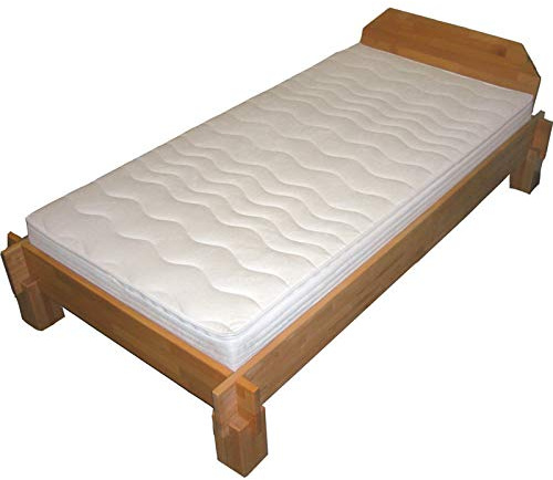 Moonlight Wellness Wasserbett Wasserbettmatratze für Lattenrost - Bezug Frottee, 50% beruhigt, Größe 90x200cm