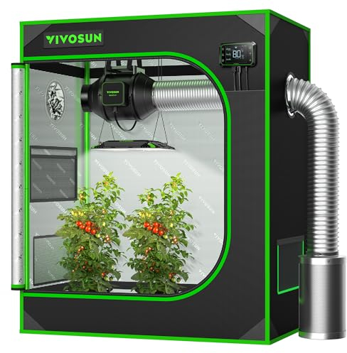 VIVOSUN Grow Tent 75x45x90cm for Hydroponic Grow System