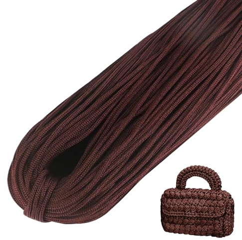 MLordoarf Cordino per Borse Uncinetto, Corda Macrame 3mm x 200m Filo Macrame in Poliestere Uncinenetto e Ferri per Abbigliamento, Borse, Tappeti, Fai da Te, Regalo per Maglieria