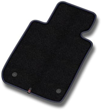 MOTOS Velours Premium Fahrermatte 1-teilig passend für Citroen Berlingo III ab 2018 5 Passagiere - Premium, Leder, Blau Fahrerseite - Erleben Sie neuen Fahrkomfort mit einem Velours-Fahrermatte passen