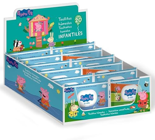 Toallitas Humedas Cara y Manos - Caja 240 Toallitas - 12 Paquetes de 20 Unidades. Toallitas Limpiadoras Caras y Manos