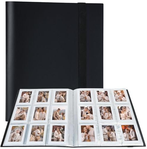 Remowith 432 Photos Mini Polaroid Photo Album 2 x 3 Photo Book Fits for Fujifilm Instax Mini 11 12 9 Evo Liplay 90 40 Instant Camera, Black