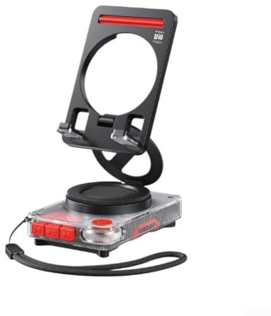 Zoegneer Altoparlante wireless portatile 5.4 con slot per schede TF e supporto per telefono integrato per attività all'aperto, viaggi e uso multimediale a mani libere, compatto 16 x 10 x 4 cm ABS D