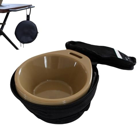 Bol para Acampar | Recipientes apilables con de almacenamiento | Set de 4 Boles de Cocina - Para senderismo, mochilero, picnic, exterior, interior, hogar, comidas, barbacoa, playa, camping, viaje