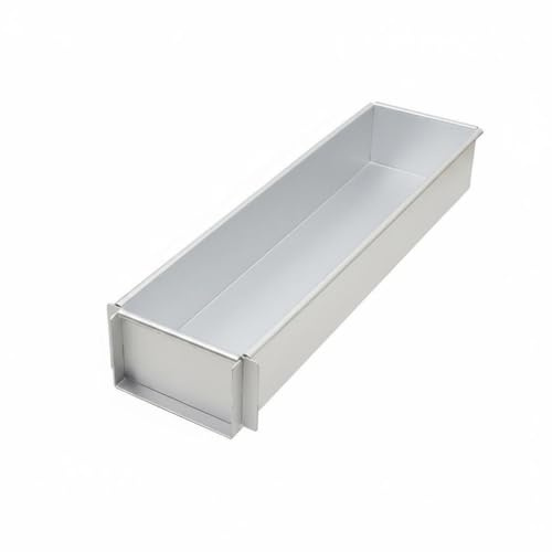 YWMJZEU Molde Tiramisú con Tapa Molde Rectangular Desmontable Borde Abierto Herramienta Culinaria para Pastelería, Horneado, 40 X 10 X 6 Cm