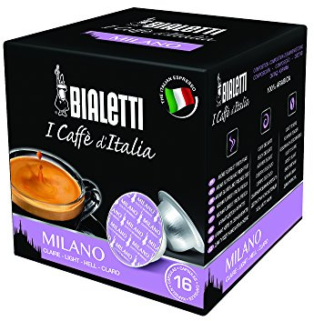 Bialetti Milano Espresso Capsules, 64 Count